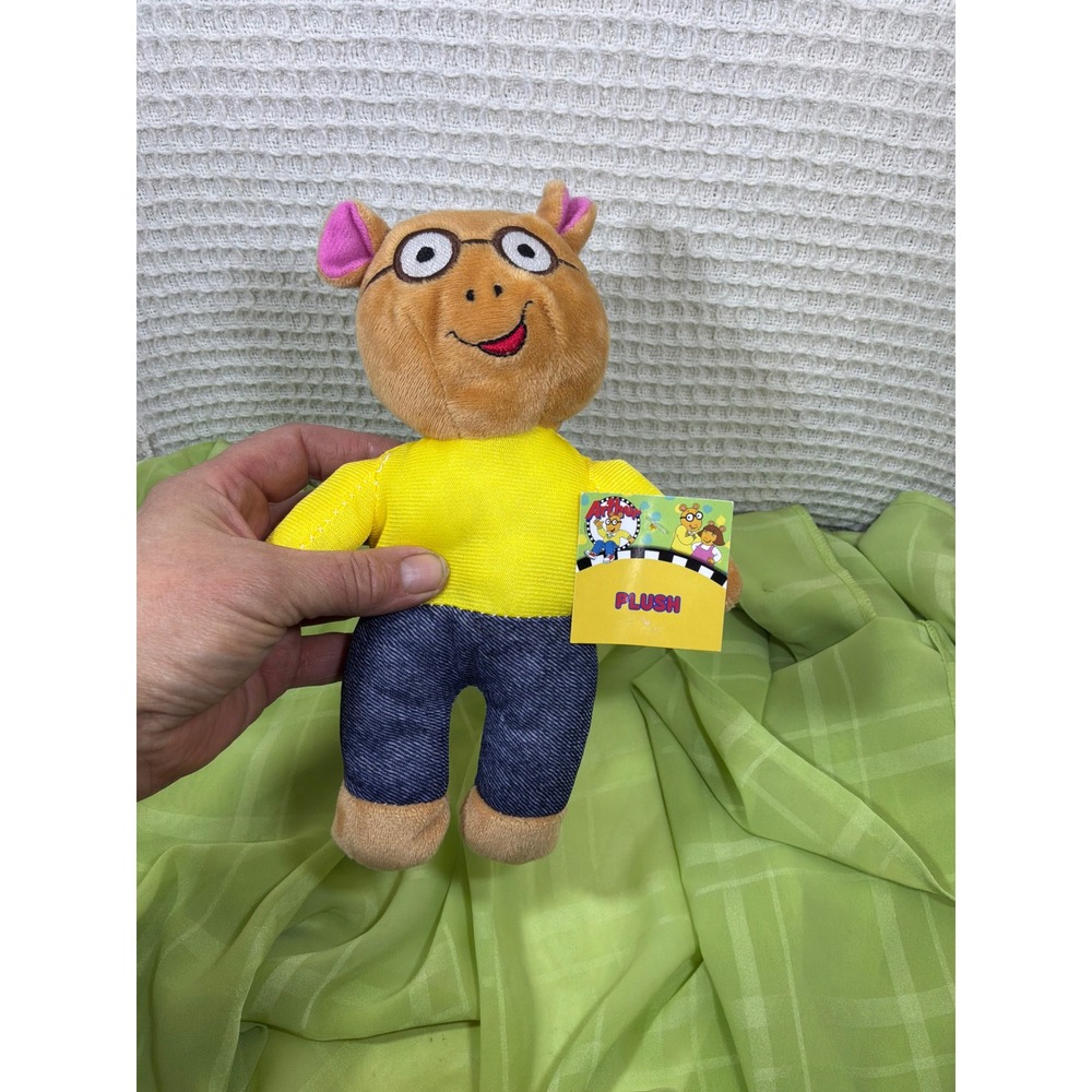 Arthur Read PBS Kids Greenbrier International Plush Toy Small Yellow 2023